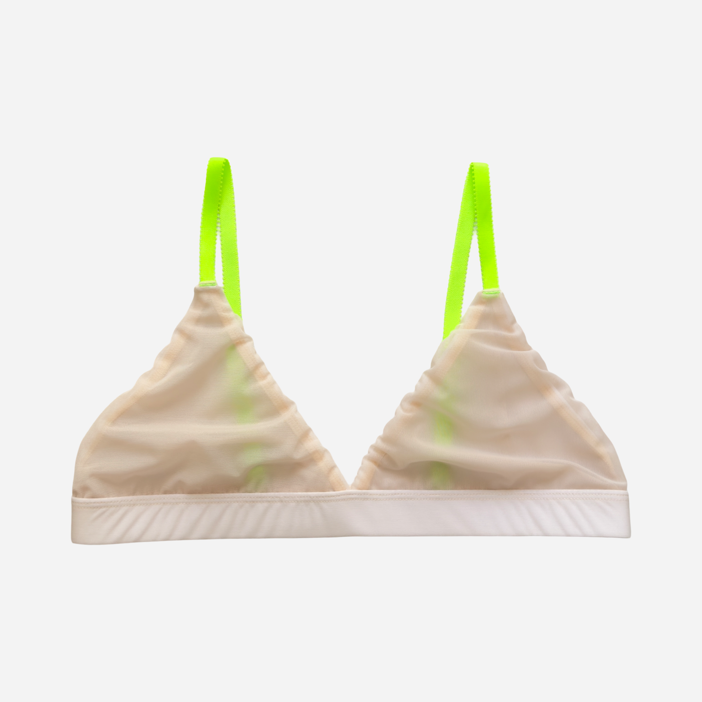 Triangle Bralette | Beige/Lime ***SALE***