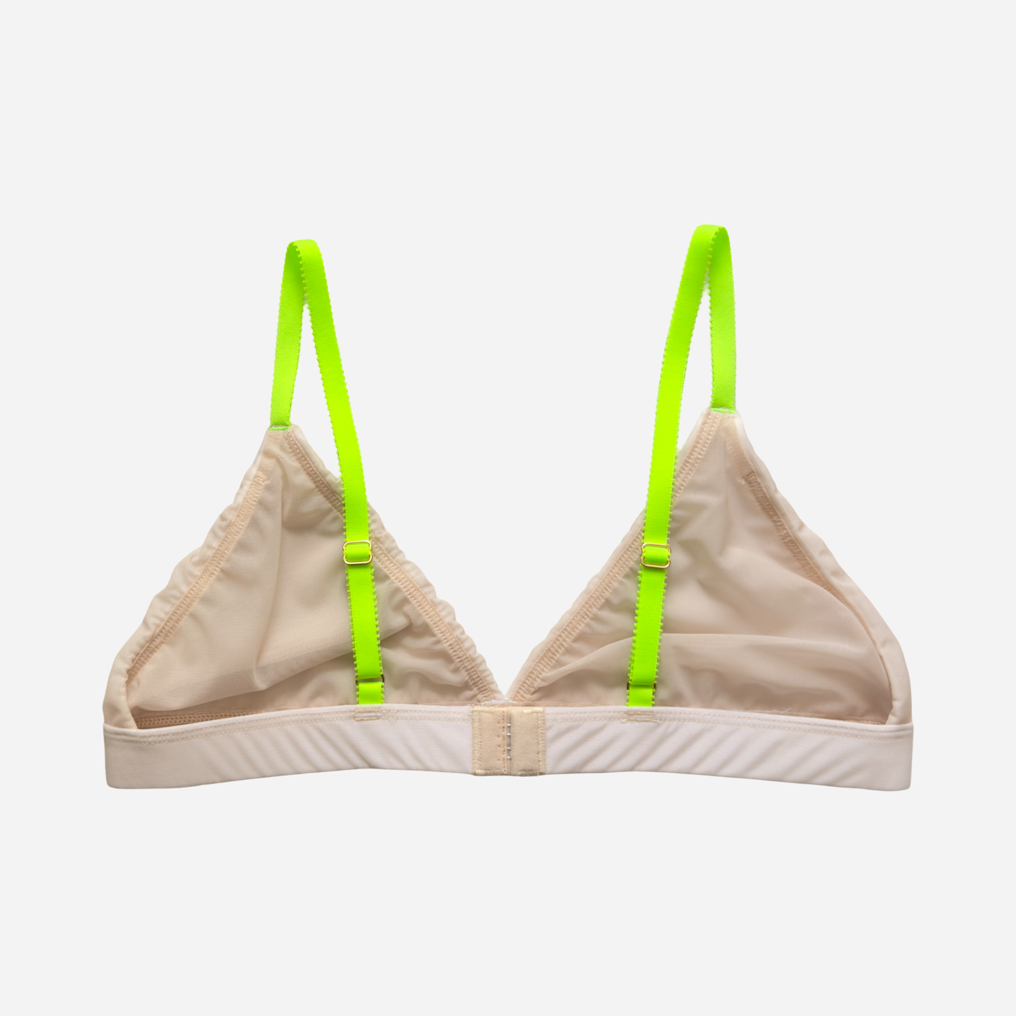 Triangle Bralette | Beige/Lime ***SALE***