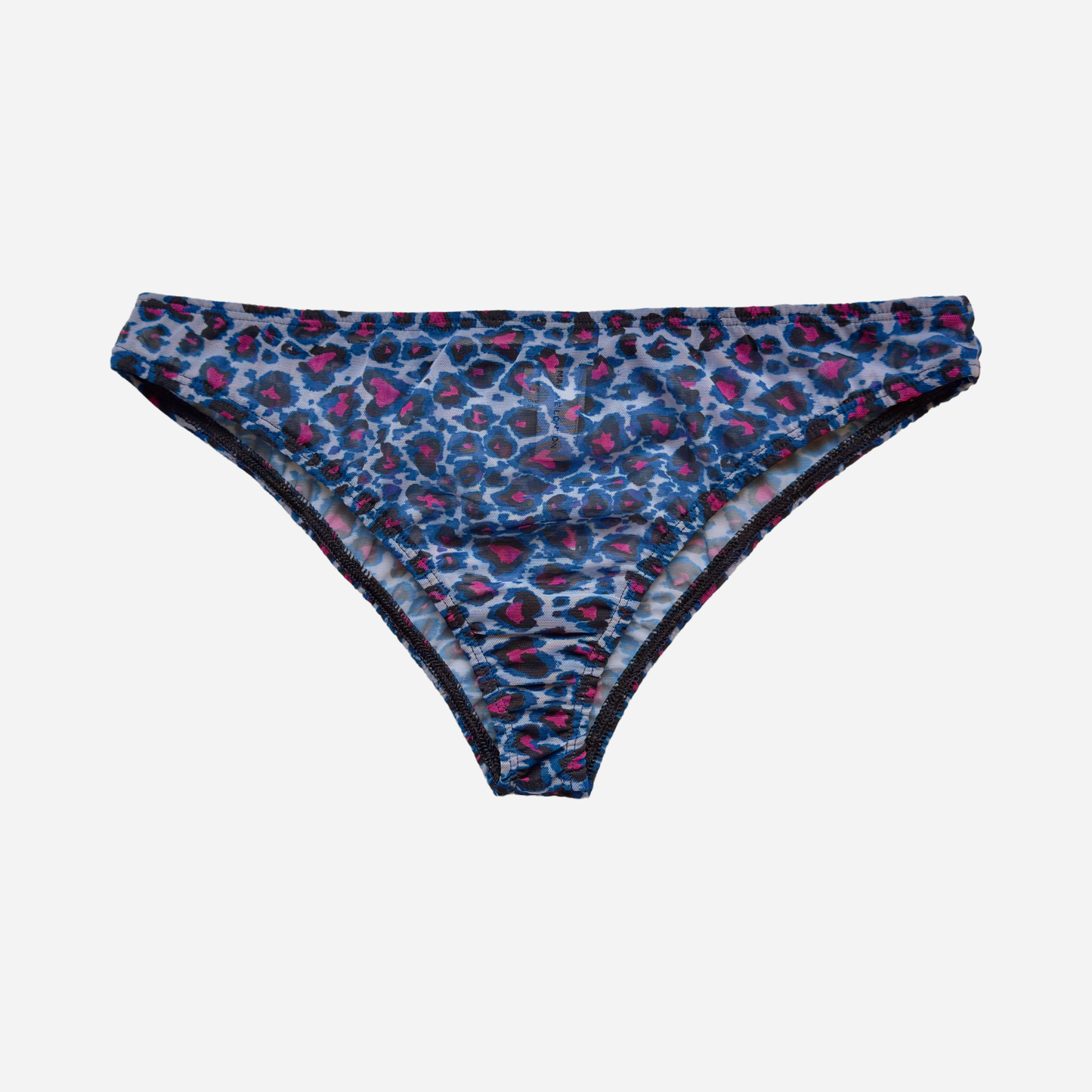 Bikini Brief | Pink and Blue Leopard Print