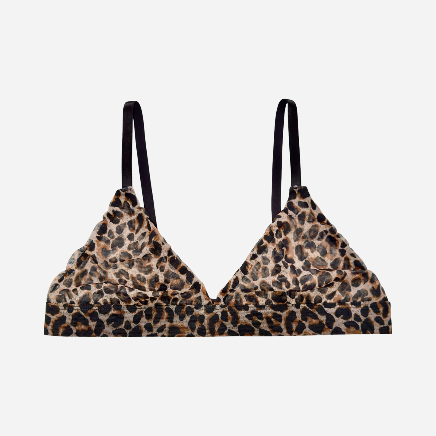 Triangle Bralette | Leopard Print