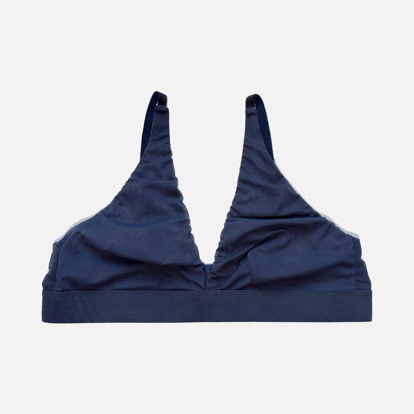 Soft Plunge Bralette | Navy/Navy